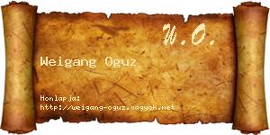 Weigang Oguz névjegykártya